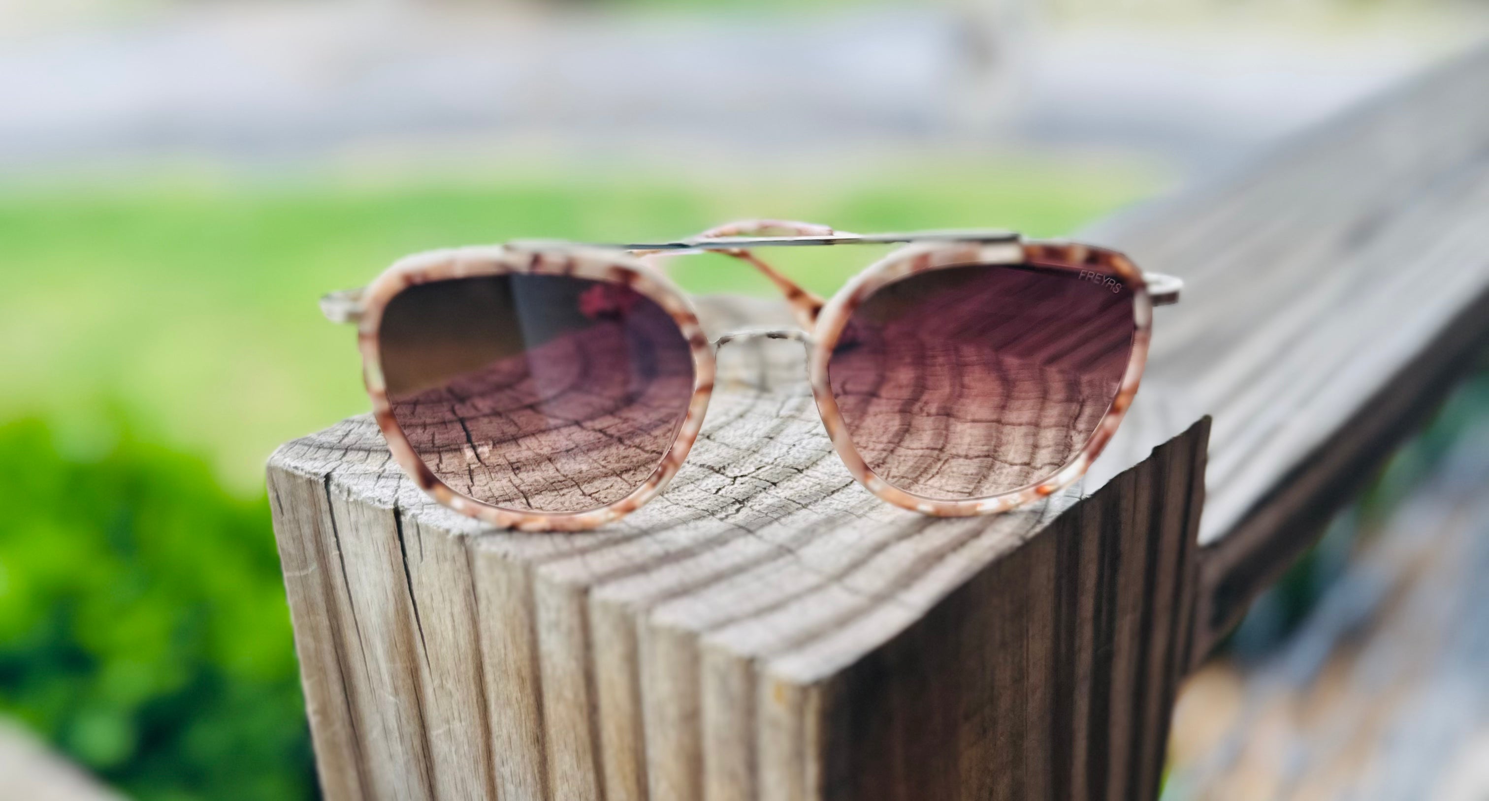 FREYRS SUNGLASSES - WESTON - MILKY TORTOISE/BROWN