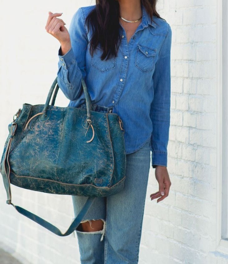 Bed|Stu Rockaway Tote - Dark Teal Lux