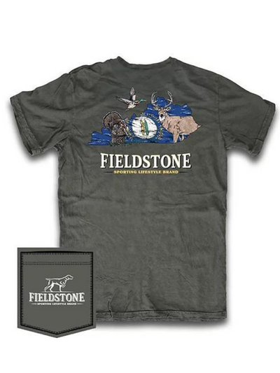 Kentucky Wildlife Tee by Fieldstone in New Railroad Final Sale