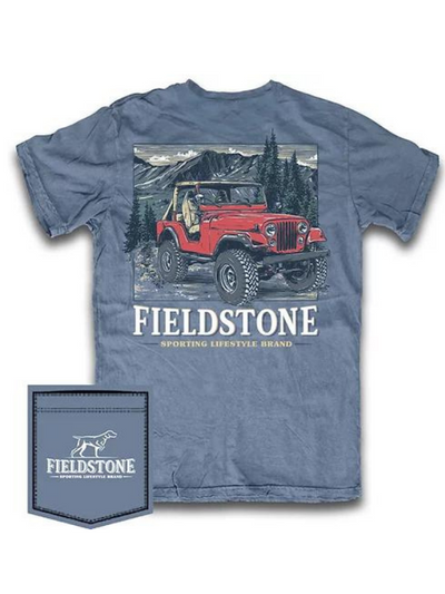 Mountain Jeep Tee by Fieldstone Final Sale