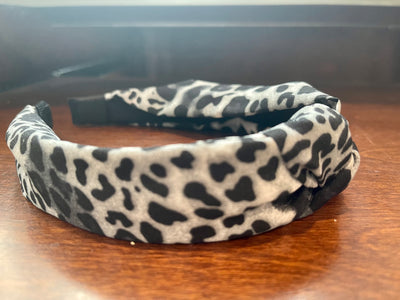 Small Top Knot Animal Print Headband (4 colors)