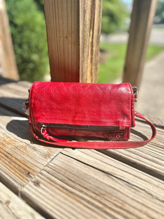BED STU "Amina" Shoulder/Crossbody Bag in Indie Red Dip Dye