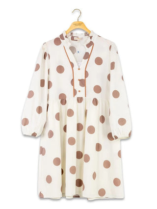 Simply Southern Willow Cream Polka Dot Dress