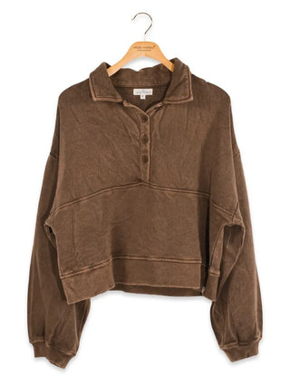Simply Southern Snap Sepia Pullover and Drawstring Pant Set (Copy)