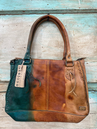 BED STU "Rockababy" Shoulder/Crossbody Bag in Seagrass Stone TD