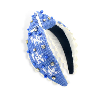 BRIANNA CANNON'S ADULT SIZE UNIVERSITY OF KENTUCKY CROSS STITCH HEADBAND