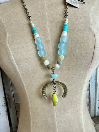 Scooples Citron Aqua Breeze Necklace