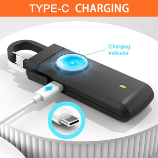 RECHARGEABLE PERSONAL SAFETY ALARM AND FLASHLIGHT (4 Colors)