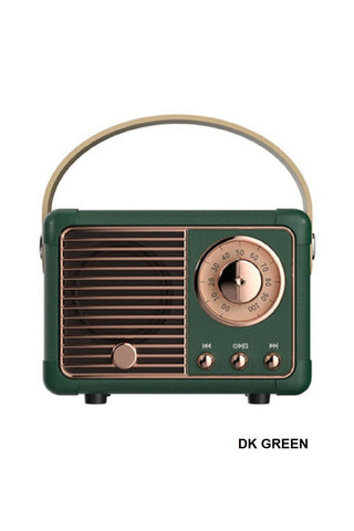 RETRO MINI WIRELESS BLUETOOTH SPEAKER (5 Colors)