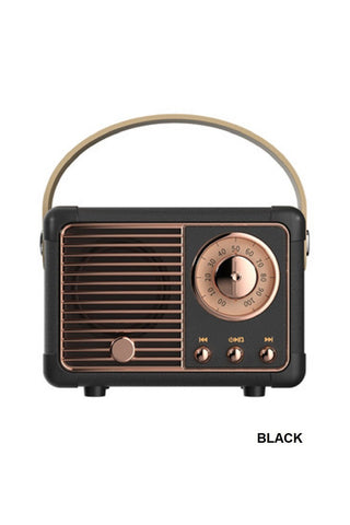 RETRO MINI WIRELESS BLUETOOTH SPEAKER (5 Colors)