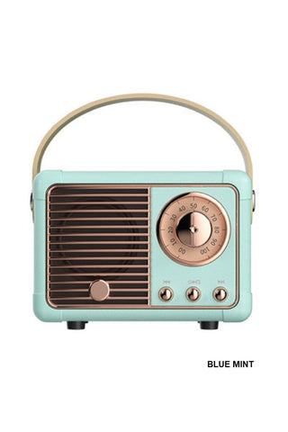 RETRO MINI WIRELESS BLUETOOTH SPEAKER (5 Colors)