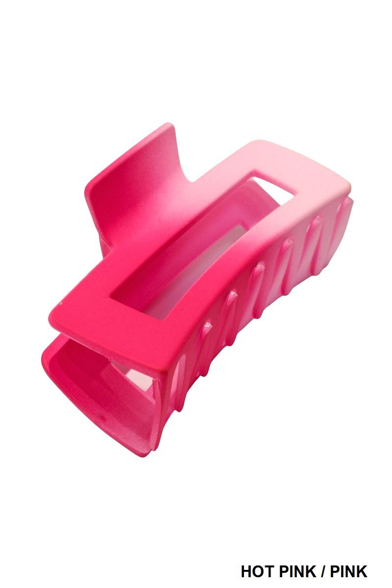 SOPHIA'S CORNER 4 INCH OMBRE RECTANGLE HAIR CLAW CLIP (8 Colors)