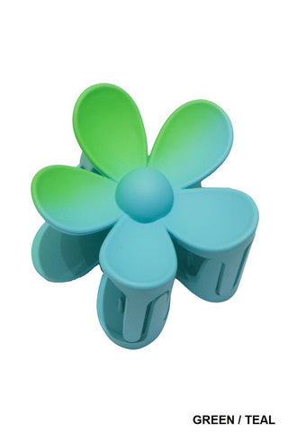 SOPHIA'S CORNER OMBRE FLOWER HAIR CLAW CLIP (9 Colors)