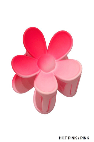 SOPHIA'S CORNER OMBRE FLOWER HAIR CLAW CLIP (9 Colors)