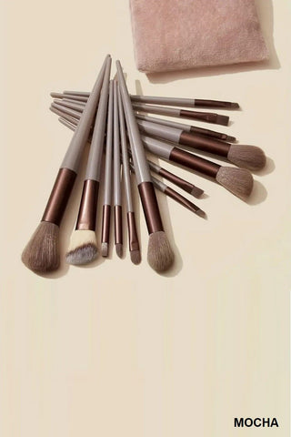 SC 13 Pcs Makeup Brush Set With Storage Bag