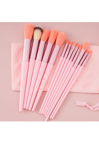 SC 13 Pcs Makeup Brush Set With Storage Bag