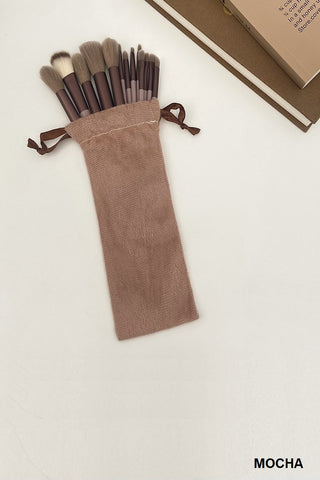 SC 13 Pcs Makeup Brush Set With Storage Bag
