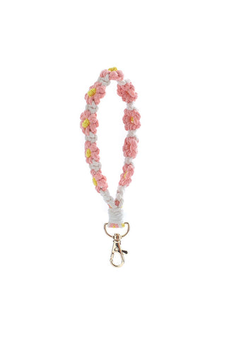 SOPHIA'S CORNER DAISY FLOWER WRISTLET KEYCHAIN (5 Colors)