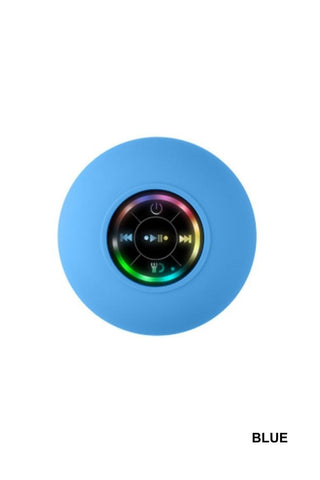 Portable Bathroom Bluetooth Led Speaker (4 Colors)