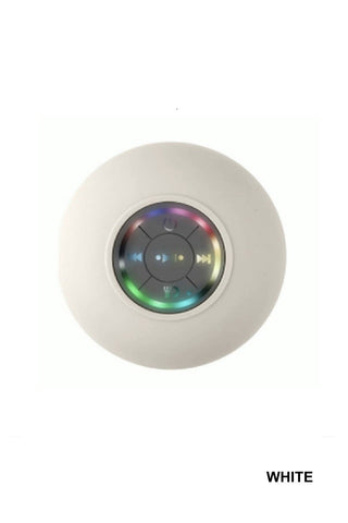 Portable Bathroom Bluetooth Led Speaker (4 Colors)
