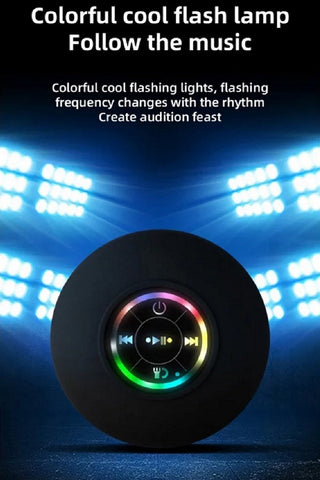 Portable Bathroom Bluetooth Led Speaker (4 Colors)