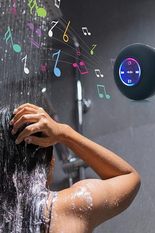Portable Bathroom Bluetooth Led Speaker (4 Colors)