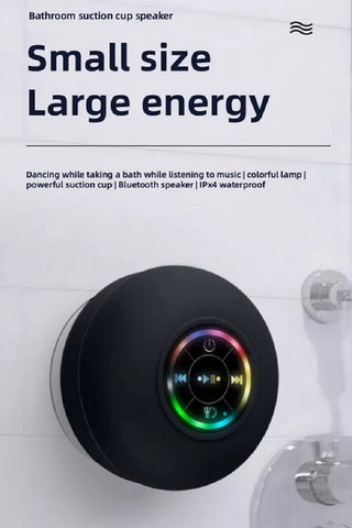 Portable Bathroom Bluetooth Led Speaker (4 Colors)