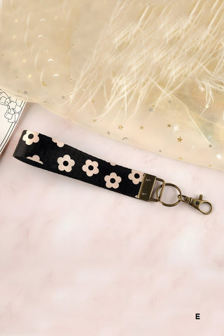 SC Trendy Design Wristlet Keychain Lanyard (9 Options)