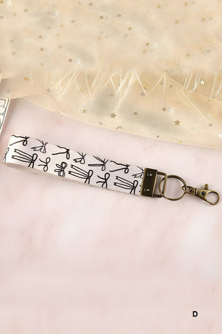 SC Trendy Design Wristlet Keychain Lanyard (9 Options)