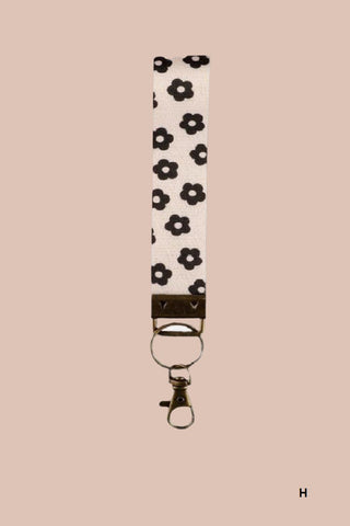 SC Trendy Design Wristlet Keychain Lanyard (9 Options)