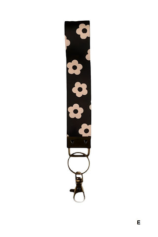 SC Trendy Design Wristlet Keychain Lanyard (9 Options)