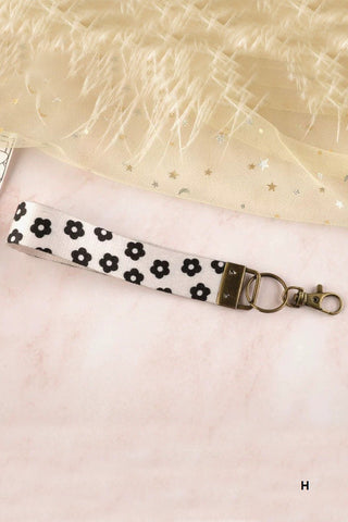 SC Trendy Design Wristlet Keychain Lanyard (9 Options)