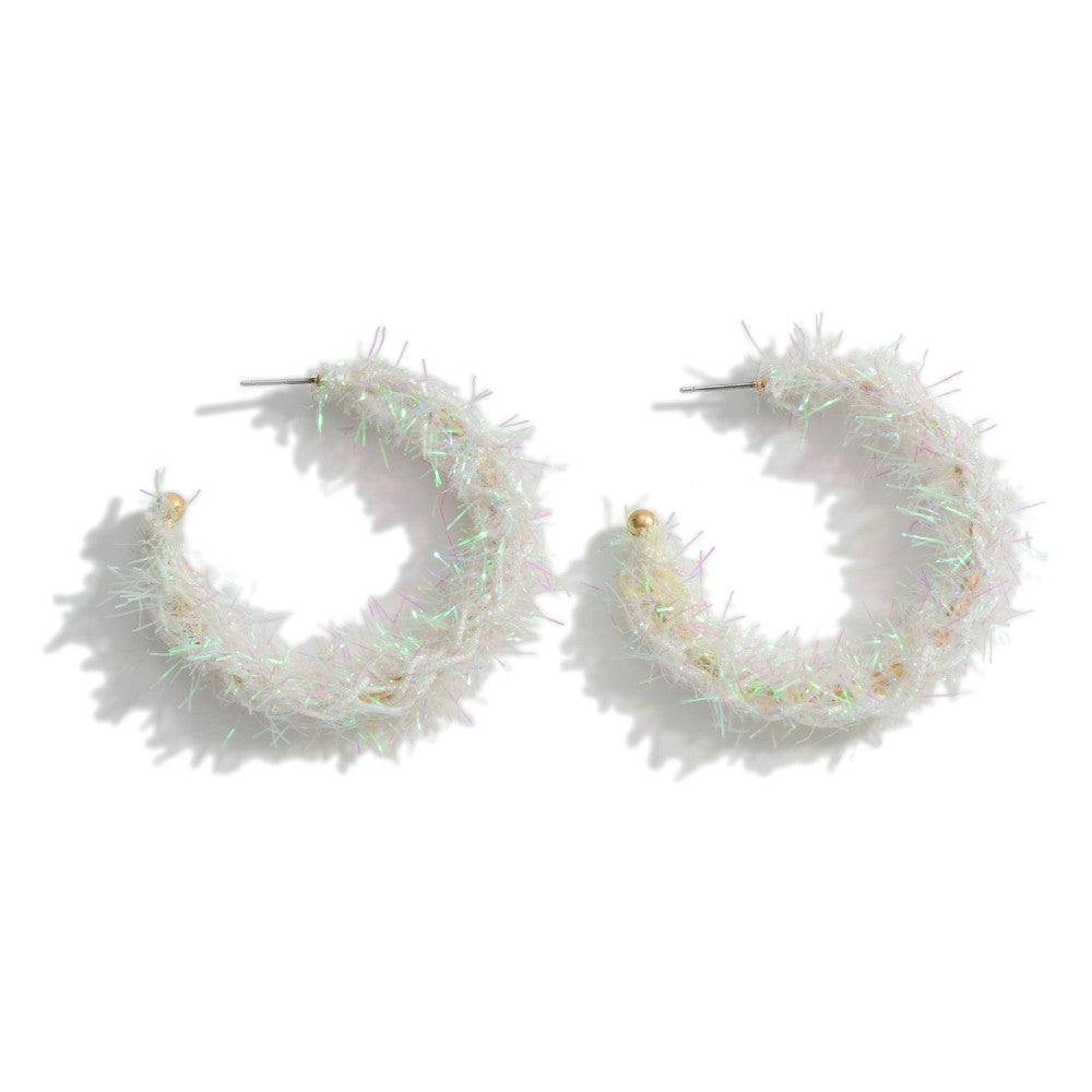 Christmas Garland Hoop Earrings (3 Colors)
