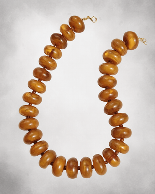 Solid Chunky Beaded Necklace (8 Options)