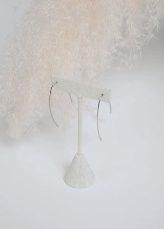 Cast A Line Earring in Silver