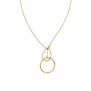 JOY SUSAN GOLD DROP + LOOP BEADED NECKLACE (2 Colors)