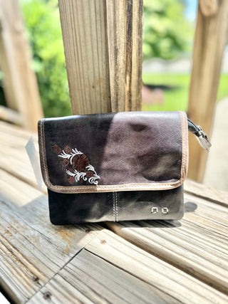 BED STU "Ziggy JB" Crossbody in Black Lux Embroider