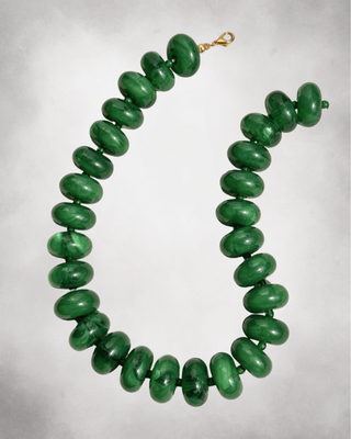 Solid Chunky Beaded Necklace (8 Options)