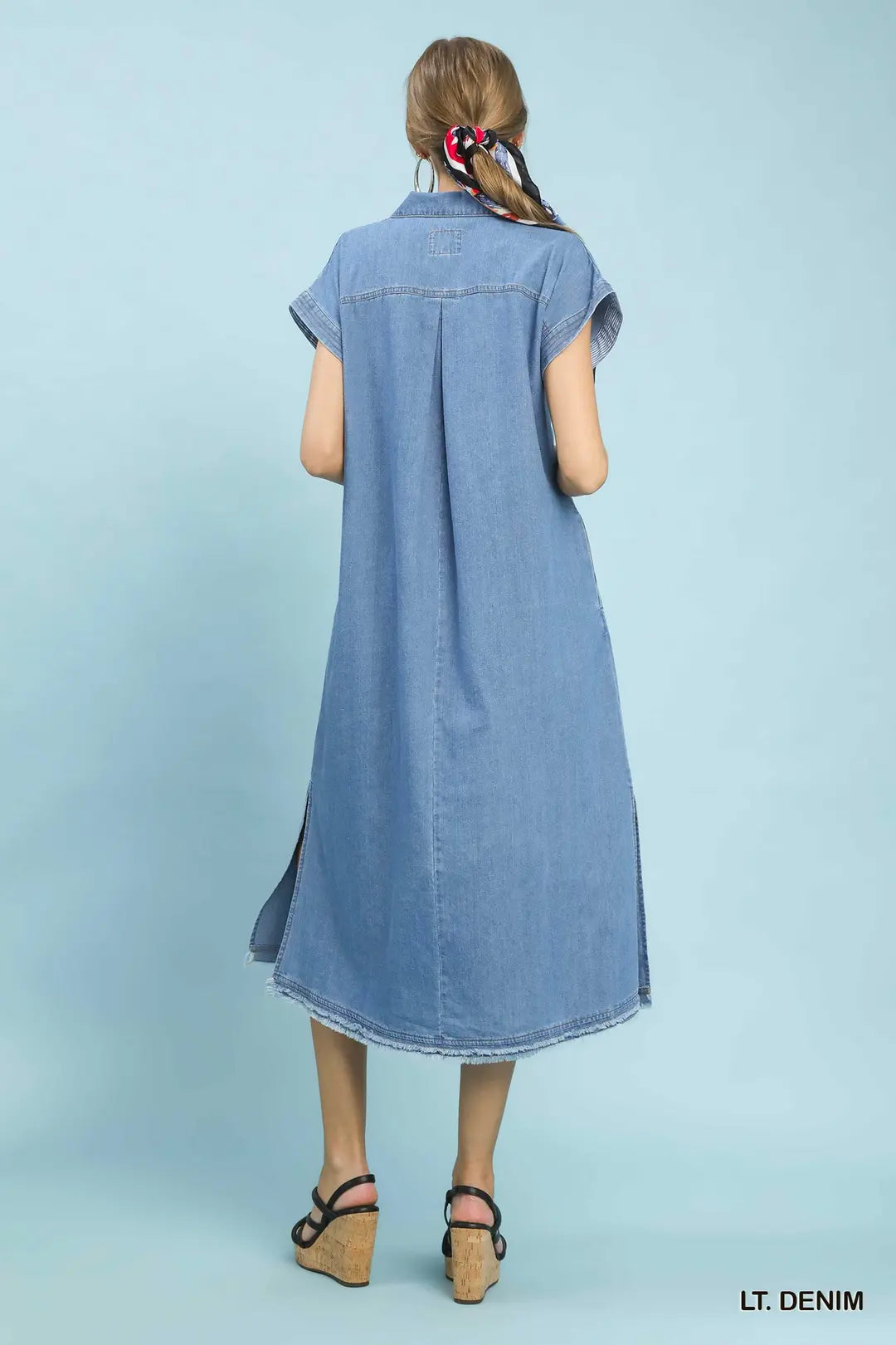 white christmas dresses JUST WANNA ROCK DENIM RHINESTONE MINI DRESS – AKIRA main image 0