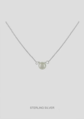 Luminescence - White Pearl Necklace
