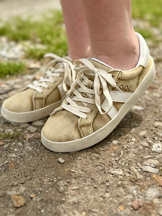 Corkys No Chaser in Washed Tan Denim Final Sale
