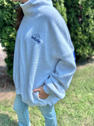 SIMPLY SOUTHERN "KENTUCKY" MOCK NECK OVERSIZED SWEATSHIRT ONE SIZE