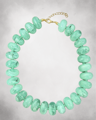 Solid Chunky Beaded Necklace (8 Options)
