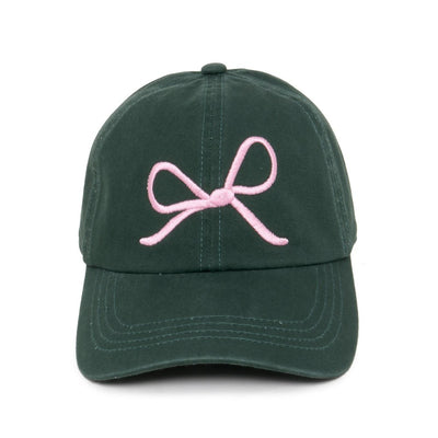 Embroidered Bow Baseball Cap (2 Colors)