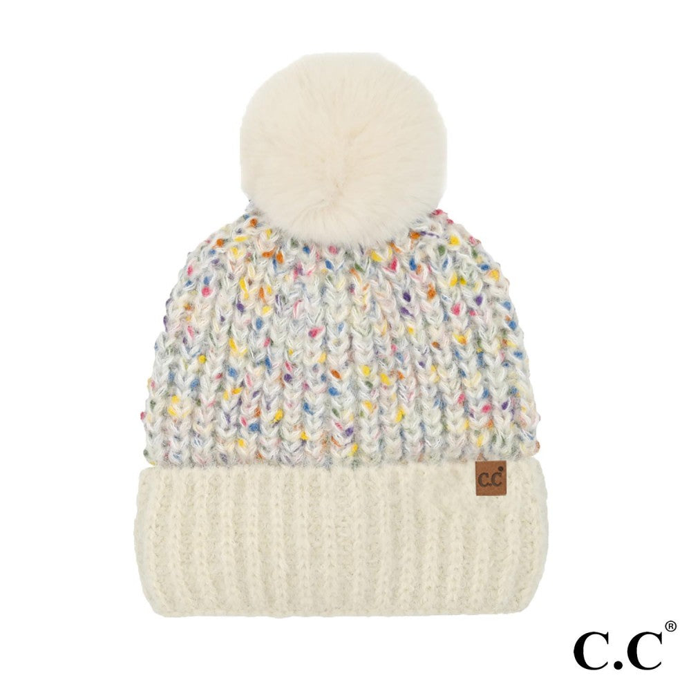 Confetti Pom Beanie (3 Colors)