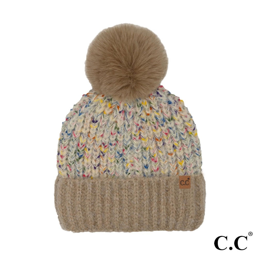 Confetti Pom Beanie (3 Colors)