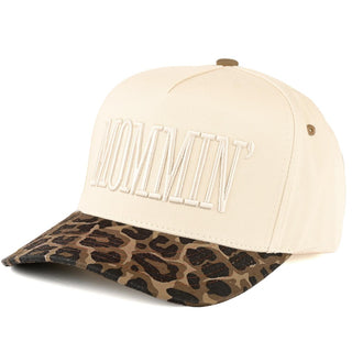 Two Tone "MOMMIN'" Canvas Embroidered Baseball Cap (3 Colors)