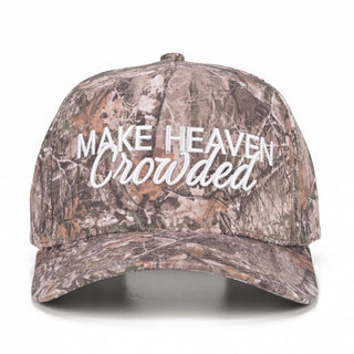 Embroidered "Make Heaven Crowded" Baseball Cap