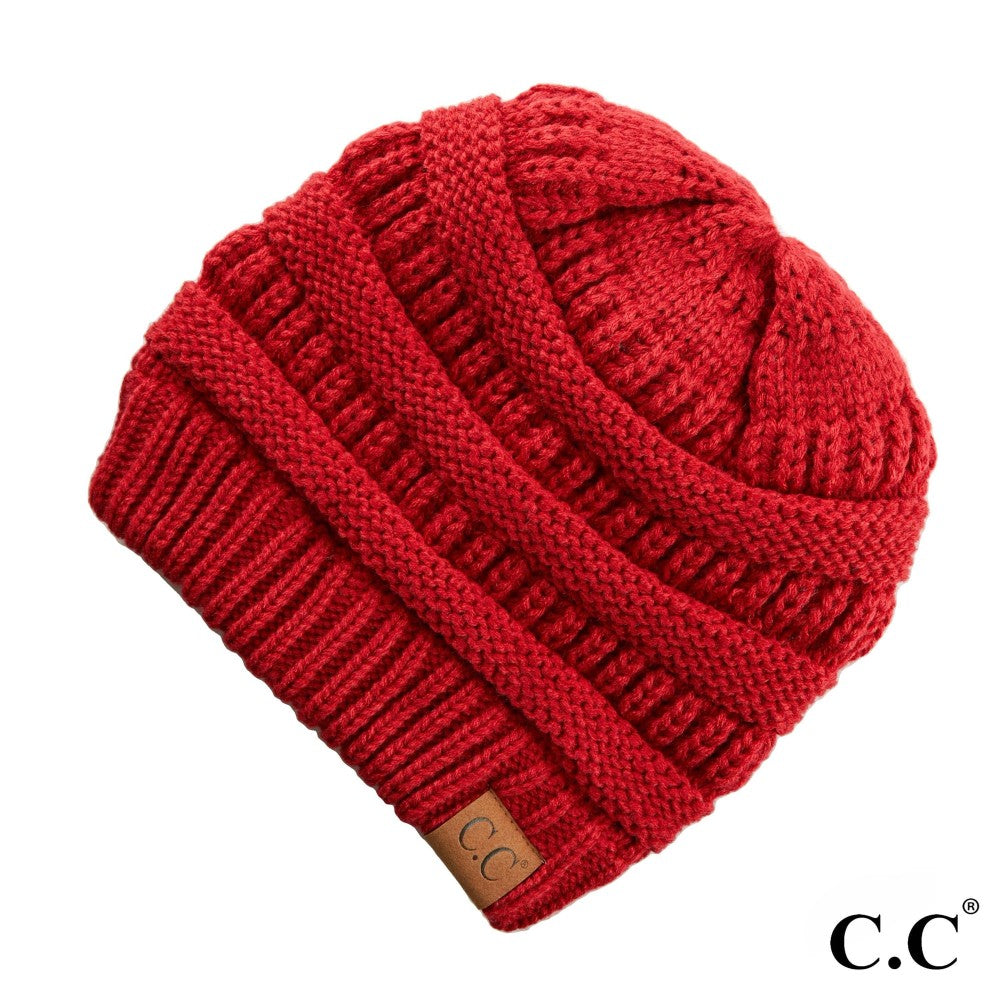CC Solid Ribbed "The Original" Beanie (7 Colors)