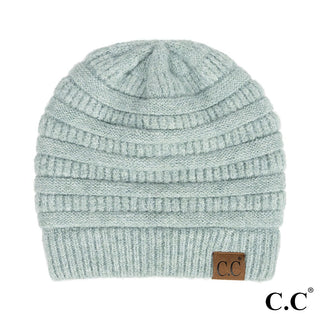 CC Ribbed Heather Beanie Hat (6 colors)